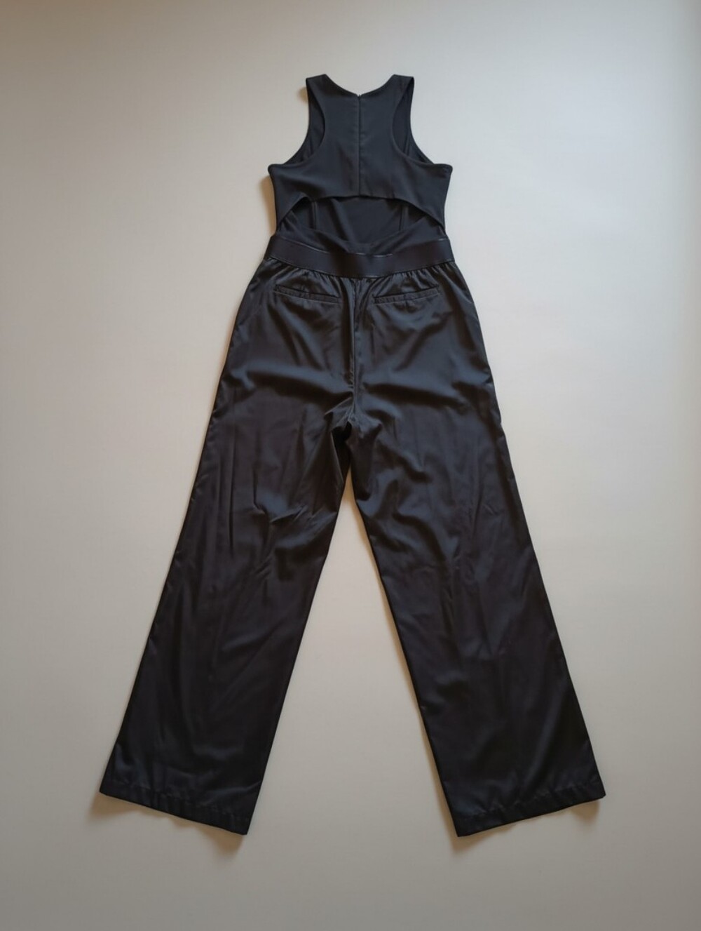 Victoria’s Secret Effortless Chic Jumpsuit | Black Satin Finish | XL - Picture 5 of 10
